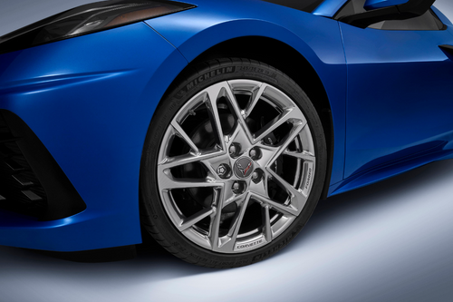 Corvette Stingray - 19x8.5-Inch Multi-Spoke Forged Aluminum Front Wheel in Polished Finish