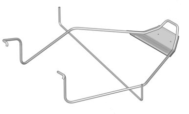 Genuine Vauxhall Vivaro Long Wheelbase (2019-Present)- Spare Wheel Carrier