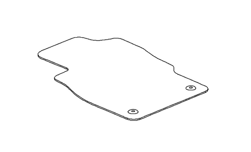 Genuine Vauxhall Corsa E (2014-2019) - Driver Footwell Carpet Mat