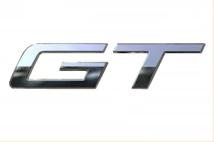 Genuine Peugeot 2008 2nd Gen - GT Badge Front Wing Decal In Basaltic Grey