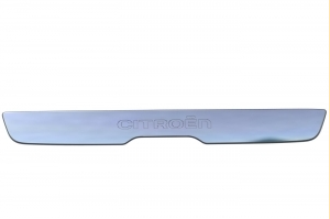 Genuine Citroen C4 Picasso/ Spacetourer - Front Door Sill Plate for Versions Without Side Protector & With Chrome Sill