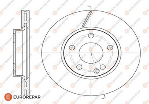 Front Brake Disc 1618870380