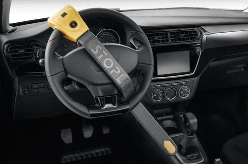 Anti-Theft Rod On Steering Wheel