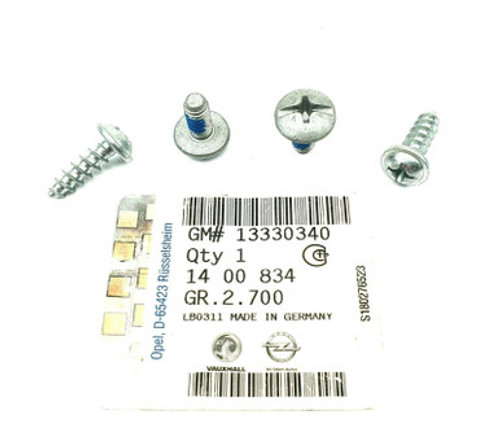 Number Plate Screw Fixing Set - 13330340