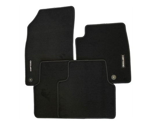 Genuine Vauxhall Crossland X Carpet Footwell Mats Tailored Fitted Black Set of 4