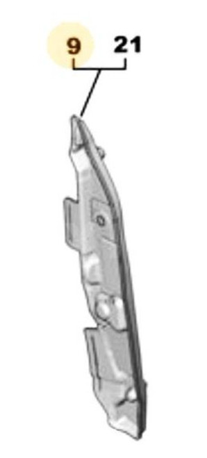 Genuine Peugeot 208/  Vauxhall Corsa F - Right Side Front Wing Closer