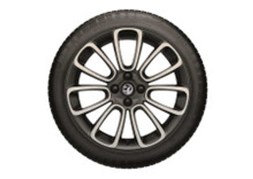 Genuine Vauxhall ADAM 17" Roulette Technical Grey & 'White My Fire' Alloy Wheel.