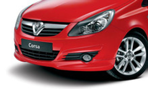 Genuine Vauxhall Corsa D (2007-) Facelift VXR Styling Front Lower Spoiler Primed