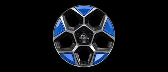 Genuine Vauxhall Astra L Alloy Wheel Clips Blue Vertigo