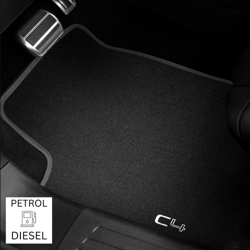 Genuine Citroen C4/ C4 X - Set of Velour Carpet Floor Mats For Petrol/ Diesel Versions