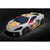 Corvette Stingray & Z06 Premium Indoor Car Cover Fully Rendered Corvette C8.R For Use With High Wing Spoiler In Gray