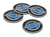 Chevrolet Rubber Coaster Set of 4