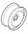 Genuine Jeep Compass (2021-2025)/ Jeep Renegade (2018-2025) - 17" Spare Wheel