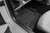 Corvette - Premium All-Weather Floor Liners in Jet Black with Crossed Flags Logo