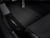 Corvette - First-Row Premium Carpeted Floor Mats in Jet Black with Sky Cool Gray Stitching and Corvette Silhouette