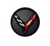 Corvette - Centre Cap in Carbon Flash with Crossed Flags Logo