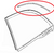 Genuine Fiat 500e - Left-side Rear Window Chrome Trim