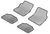 Vauxhall Agila A - Set of Front & Rear Rubber Floor Mat