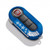 Fiat Punto - Electric Blue And White Star Design - Key Cover