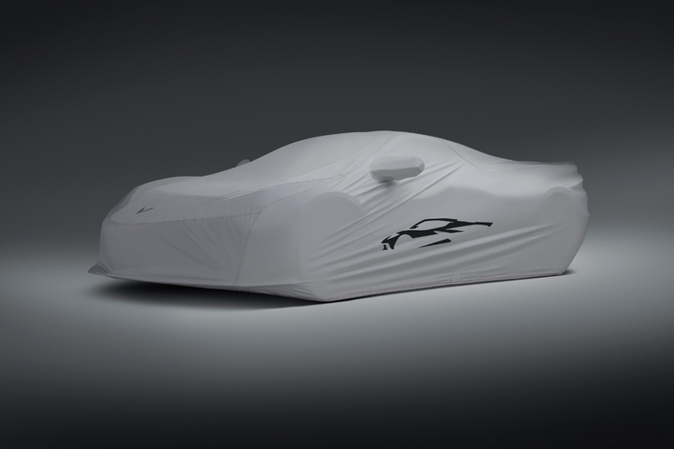 Corvette - Premium Outdoor Car Cover in Gray