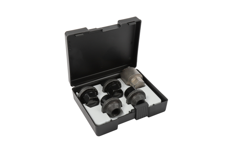Wheel Lock Kit in Black (with One Key and Four Wheel Locks)