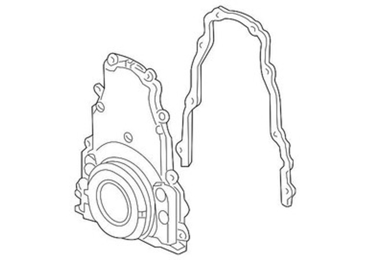 Engine Timing Chain Cover Compatible with LS2 & LS3 -12600326