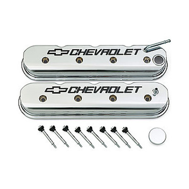 Chevrolet LS Engines Valve Cover Kit - Chrome -19056433