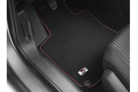 Velour Floor Mats For Peugeot 308 CC (From April 2009) - Professional Fit, Black