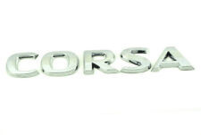 Vauxhall CORSA D Tailgate Boot Emblem Badge Chrome -93188809 - 93188809