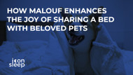 How Malouf Enhances the Joy of Sharing a Bed with Beloved Pets