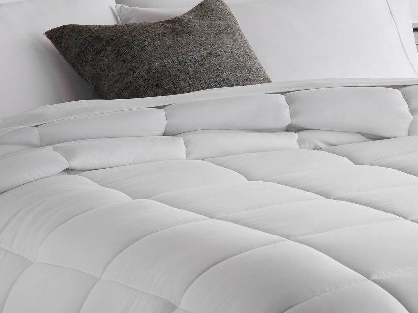 Malouf® Woven™ White King Down Alternative Microfiber Comforter