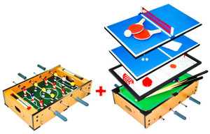 TABLE TOP GAMES - SIX IN ONE