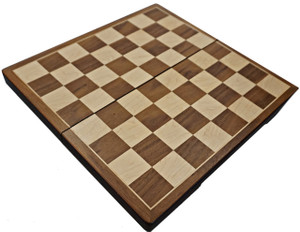 FOLDING CHESS SET - WALNUT