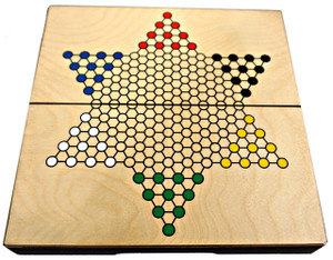 CHINESE CHECKERS - FOLDING TRAVEL SET