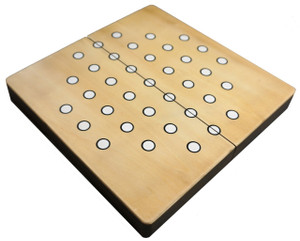 SOLITAIRE - WOOD SET WITH SILKSCREEN PRINT