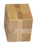 WOOD PUZZLE - CUBE SHAPED