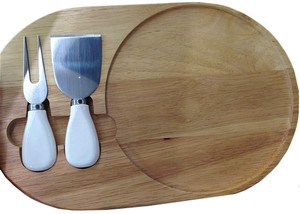 WOOD CHEESE SERVING PLATE