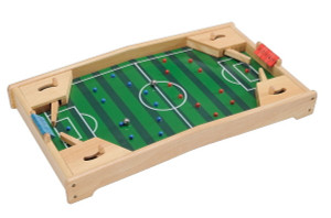 TABLETOP PINBALL GAME - GREEN STRIPED SOCCER / FOOTBALL 