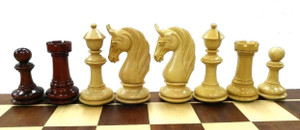 DELUXE INDIAN WOOD CHESSMEN