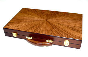 MODERN BACKGAMMON WITH STARBURST DESIGN