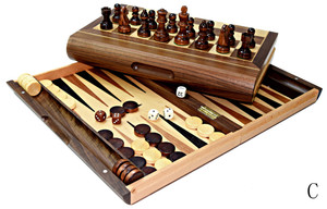 BACKGAMMON - ROUNDED OPEN