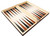 BACKGAMMON - FAUX CHERRY WOOD DESIGN