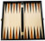 FOLDING WOOD CHESS, CHECKERS, BACKGAMMON SET - SILKSCREEN BLACK
