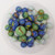 OPAQUE GLASS MARBLES WITH CLASSIC SWIRL