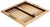 FOLDING 3 IN 1 CHESS, BACKGAMMON, CHECKERS WITH HANDLE - NATURAL COLOR