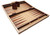 BACKGAMMON IN CARRYING CASE - BEECH WOOD