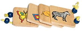 From butterflies to zebras, this classic wooden flip puzzle challenges your child to problem solve through pictures. 