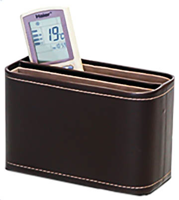DESK ORGANIZER - FAUX LEATHER