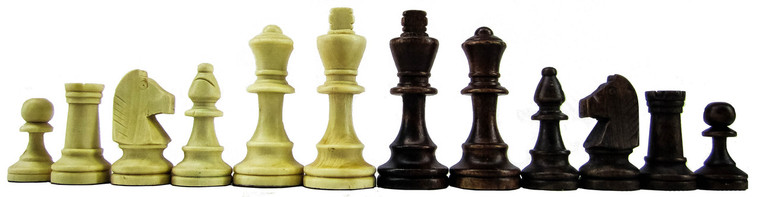 CHESSMEN - NATURAL WOOD