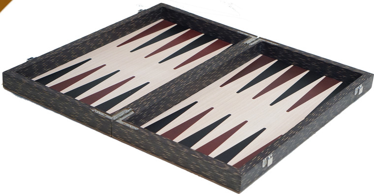 BACKGAMMON IN LAMINATE CASE - WITH PATTERN